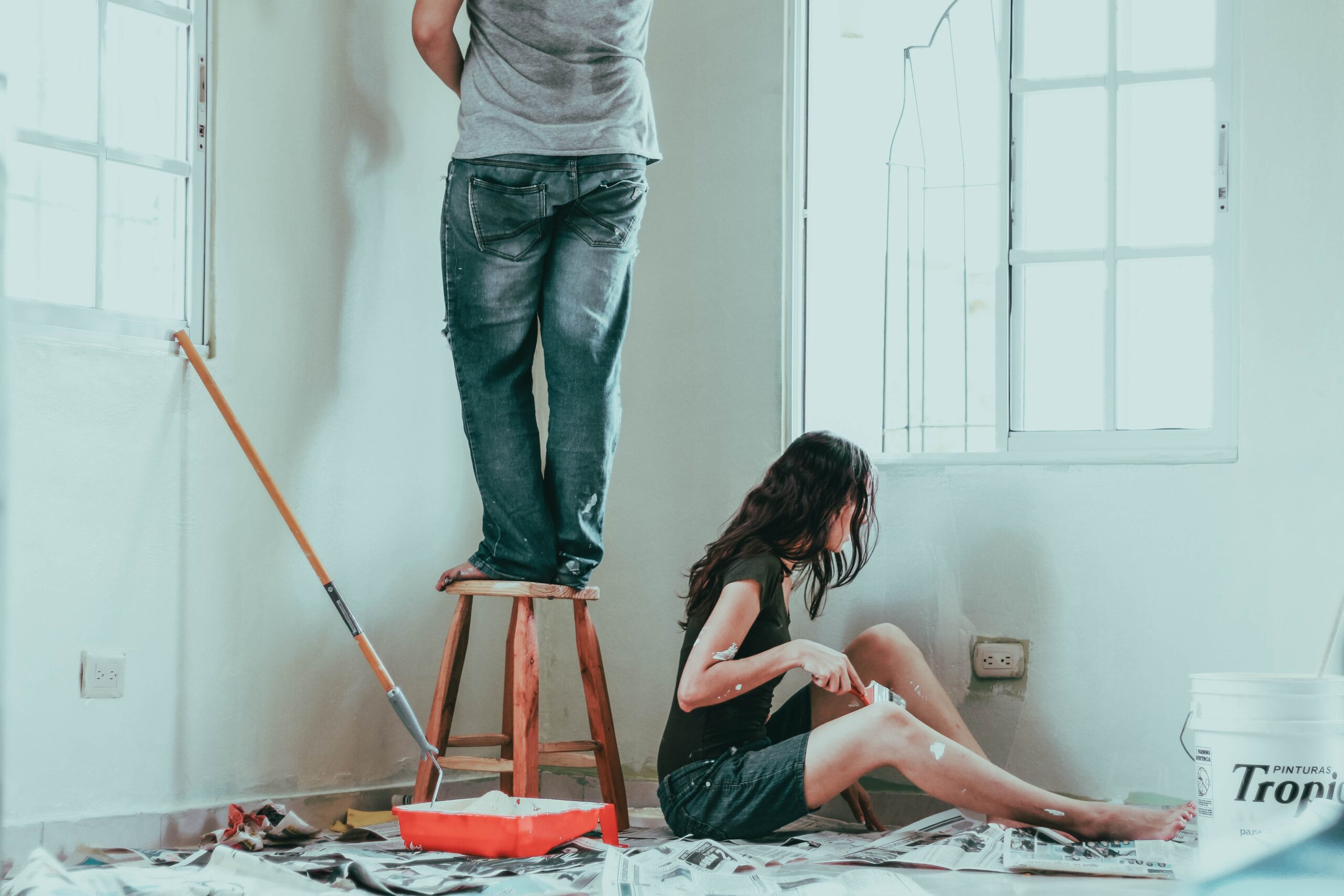 Image of two painters; learn how to get painters insurance